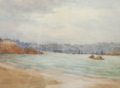 UNATTRIBUTED (Late Nineteenth/early Twentieth century)  WATERCOLOUR  View across an estuary with