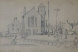 HARRY RUTHERFORD (1903-1985) PENCIL DRAWING `Maryport`  signed  7"" x 9 1/2"" (18cm x 24cm)  (No.