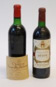 BOTTLE OF CHATEAU LEOVILLE POYFERRE, 1972, LABEL LOOSE, TOGETHER WITH A BOTTLE OF MEDOC, GRAND VIN