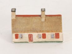 GOSS CHINA MODEL OF BURN`S COTTAGE, 2 5/8"" (6.7cm) long, printed mark