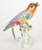 LATE EIGHTEENTH CENTURY RUE DE LA PARIS, PORCELAIN MODEL OF AN EXOTIC BIRD, painted in colours and