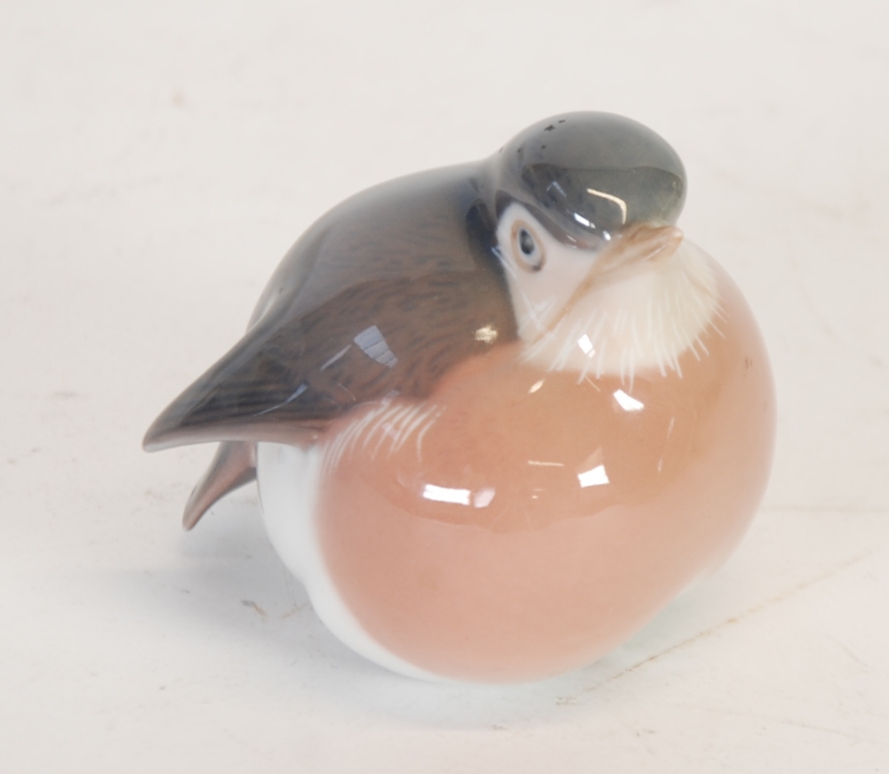 ROYAL COPENHAGEN CHINA MODEL OF A ROBIN, printed and painted mark and no. 2266. 2 3/4"" (7cm) high