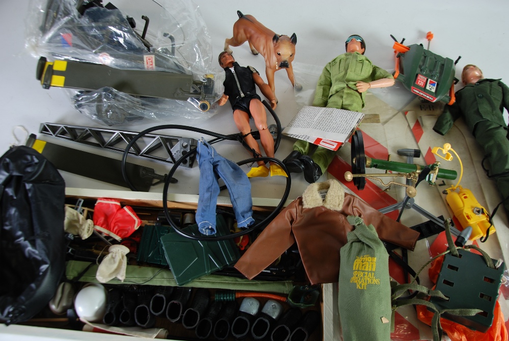 *SUNDRY PALITOY ACTION MAN INCLUDES FOUR FIGURES, Bearded Sailor, Scuba diver and two others in