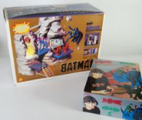 TIGER ELECTRONICS - BATMAN B-ZONE LCD GAME, TOYBIZ BATCAVE 5-Action MOVIE SET (Mint/Boxes Mint x 2)