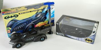 BATMOBILES `BATMAN FOREVER` 12"" long - water powered with pump (Mint/box end damaged), HOTWHEELS