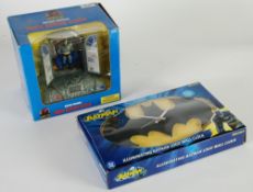 `WATCH IT` - BATMAN AND ROBIN ANIMATED SERIES MINT AND BOXED `VOICE ACTION BLOCK BATCAVE, OPENING