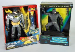 MATTEL MINT AND BOXED `ULTRA BLAST 14"" BATMAN` 6m with ray gun and target and KENNER mint boxed `