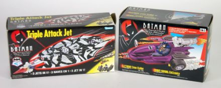 KENNER `BATMAN ANIMATED SERIES` MINT AND BOXED ELECTRONIC CRIME STALKER (Box Good) and  DITTO