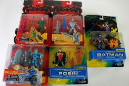 TWO KENNER `BATMAN FOREVER` MINT AND BOXED FIGURES, on card under bubble pack viz, Attack wing