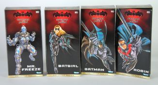 4 x KENNER `BATMAN AND ROBIN` MINT AND BOXED 12"" FIGURES viz, Batman, Robin, Batgirl and Mr