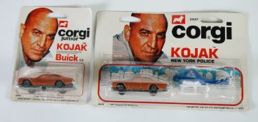 CORGI JUNIORS - KOJAK No. 68 Buick and TWIN PACK 2527  Buick and Police helicopter ( All Mint/Packs