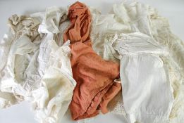 FOURTEEN VARIOUS INFANTS COTTON GOWNS AND SUNDRY OTHER `INFANTS` COSTUME ITEMS