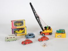 CORGI VOLKSWAGON BEETLE  - South African Safari, No. 18 (red) and ANOTHER missing bonnet and 2