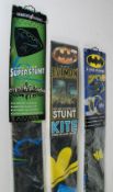 KITES - `Batman Forever` The Movie, Batman and Robin - 2 line Stunters (Mint/Pack Mint) x 3