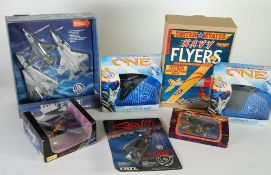 ERTL U.S.A. MINT AND BOXED `FORCE ONE` SET OF THREE US JET FIGHTERS, includes F14 Tom Cat, THREE