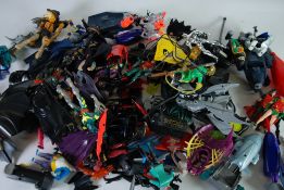 MISCELLANEOUS UNBOXED BATMAN RELATED FIGURES AND VEHICLES, (contents of one large box) in excess of