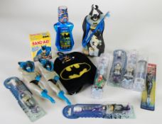 TOILETRIES - DAMSCAR BATMAN AND PENGUIN TOOTH BRUSH HOLDER, PRELUDE Tooth brush stands x 6, ZOOTH