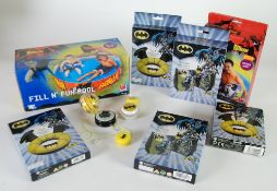 BATMAN GAMES BESTWAY - FILL N` FUN POOL (paddling),  BAT BEACH BALL, HALSALL Batman Winged SWIMMING