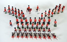 BRITAINS RARE LARGE DISPLAY BOX - SET 130, SCOTS GUARDS -  c.1936/7.  The first of the large sets