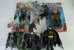 8 x  BATMAN FIGURES -  10"" `Combination City Hero` (Mint  bubble), 10"" `Power Figure` (Mint