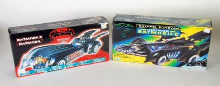 KENNER `BATMAN FOREVER` 16"" long BLACK ELECTRONIC BATMOBILE, (Mint/Box Mint), `Batman and Robin`