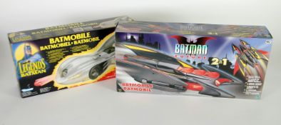 KENNER `LEGENDS OF BATMAN` SILVER 13"" long BATMOBILE (Mint/Box Mint) and  `Batman of the Future` 2