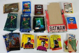 BUBBLE GUM CARDS - Topps `Batman Returns` packs with gum and cards x 8, and SHOP DISPLAY BOX,