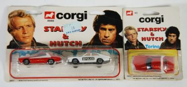 CORGI JUNIORS - Starsky and Hutch No. 45 Ford red/white car and TWIN PACK  2528 red Ford and police