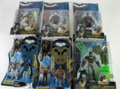 THREE MATTEL `THE DARK KNIGHT` MINT AND BOXED BATMAN FIGURES, on card under bubble pack viz, `Sonic