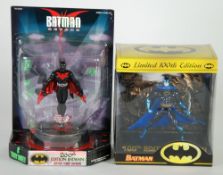 HASBRO `BATMAN BEYOND` 200th EDITION MINT AND BOXED FIGURE JUSTICE FLIGHT BATMAN on stand with