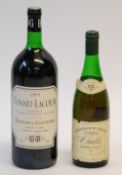 1.5L BOTTLE OF BARTON AND GUESTIER FONSET - LACOUR, BORDEAUX, 1979, and a BOTTLE OF GRANT`S OF ST