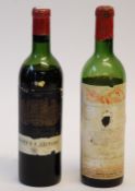 BOTTLE OF CHATEAU PALMER, MARGAUX, 1959, bearing additional Harvey`s selection labels and a BOTTLE