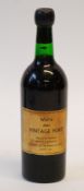 BOTTLE OF WARRE VINTAGE PORT, 1963, selected and bottled by Grant`s of St James`s ltd