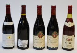 TWO BOTTLES BEAUNE 1er CRU, 1995, TOGETHER WITH A BOTTLE OF COTE DE BEAUNE-VILAGES, Bellercombe,