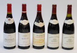 TWO BOTTLES OF CRU DU BEAUJOLAIS, CHATEAU DE BEUNE, BROUILLY, 1996, and Thorn Maison, Morgon, 1996,