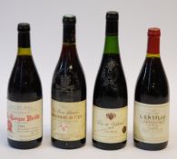 BOTTLE OF GABRIEL MEFFRE, CHATEAUNEUF DU PAPE, LES TERRES BLANCHES , 1993 TOGETHER WITH A BOTTLE OF