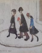 ?L.S. LOWRY (1887-1976) ARTIST SIGNED LIMITED EDITION COLOUR PRINT ""The Family"" Signed  10 ½"" x
