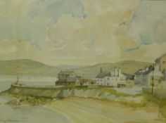 HARRY SAUNDERS PAIR OF WATERCOLOUR DRAWINGS Coastal scenes Signed 14"" x 18 ½"" and 11 ½"" x 17"" (