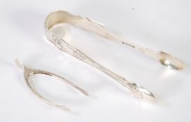 A PAIR OF WISH BONE PATTERN SUGAR BOWS, BY SAMPSON MORDEN & CO Ltd., Chester 1909, A PAIR OF