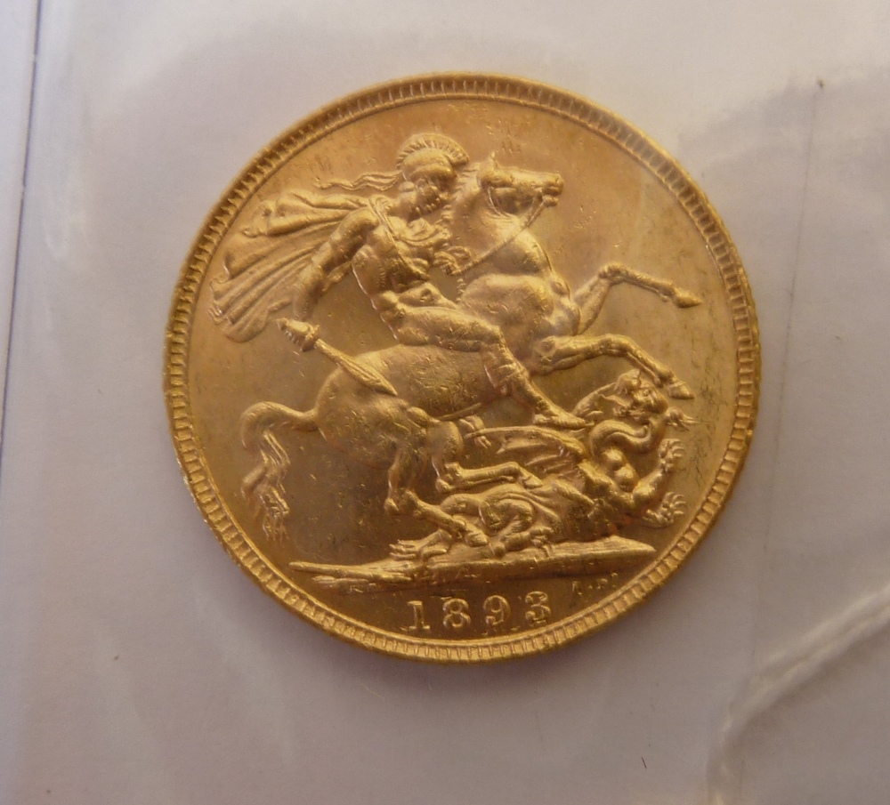 A QUEEN VICTORIA  (1883) GOLD SOVEREIGN (uncirculated)