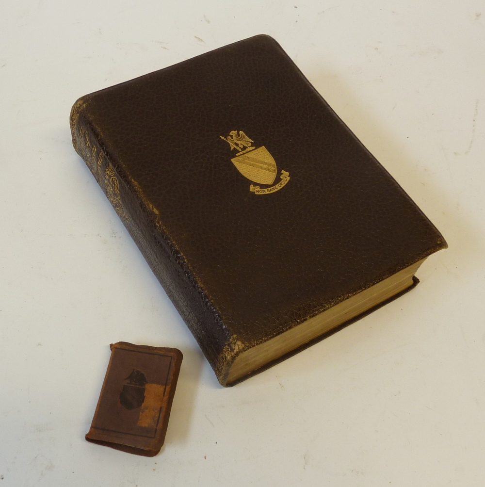 The Complete Works of Shakespeare"", published by Boots the Chemist, leather bound, AND A MINIATURE