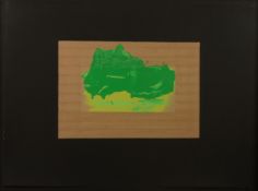 ? Sir Howard Hodgkin (b.1932) British, Indian Views, hand coloured aquatint etching, signed and