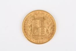 A Victorian gold sovereign, dated 1874  In good overall condition