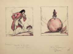 ? A collection of 13 drawings by Alice H. Watson (1896-1984) British, mostly pen and pencil on