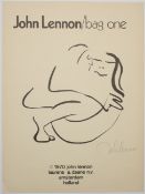 John Lennon/bag One  Dutch reprints  Fifteen prints each one with facsimile John Lennon signature,