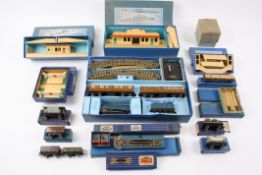 A large collection of Hornby Dublo trains, rolling stock and accessories comprising: Sir Nigel