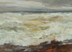 Frank Spenlove Spenlove (1868-1933) British `The Restless Sea, `L`Etude`, a study of crashing