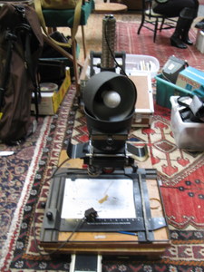 LEITZ WETZLAR FOCOMAT 11C PHOTOGRAPHIC ENLARGER AND ANOTHER ENLARGER BY ENVOY