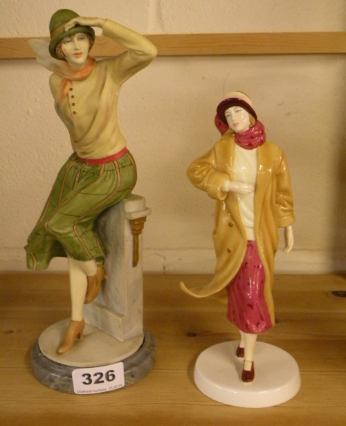 2 Royal Doulton lady figures