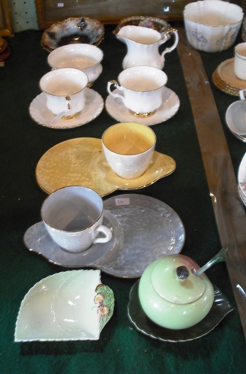 A quantity of useful tea wares and decorative china, to include Maling, Royal Albert and